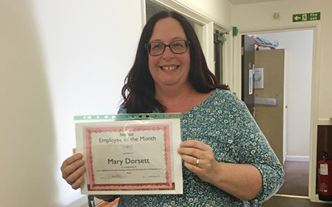 October Employee of the Month Awards at St Winifreds Care Home