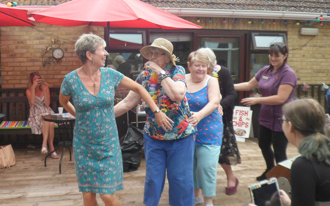 Seaside themed event at St Winifreds Care Home