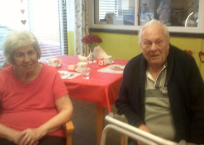 Valentines Day at St Winifreds Care Home