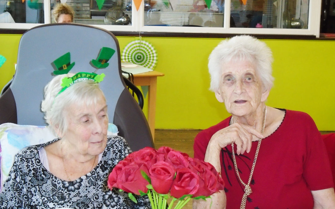 St Patricks Day fun and games at St Winifreds Care Home