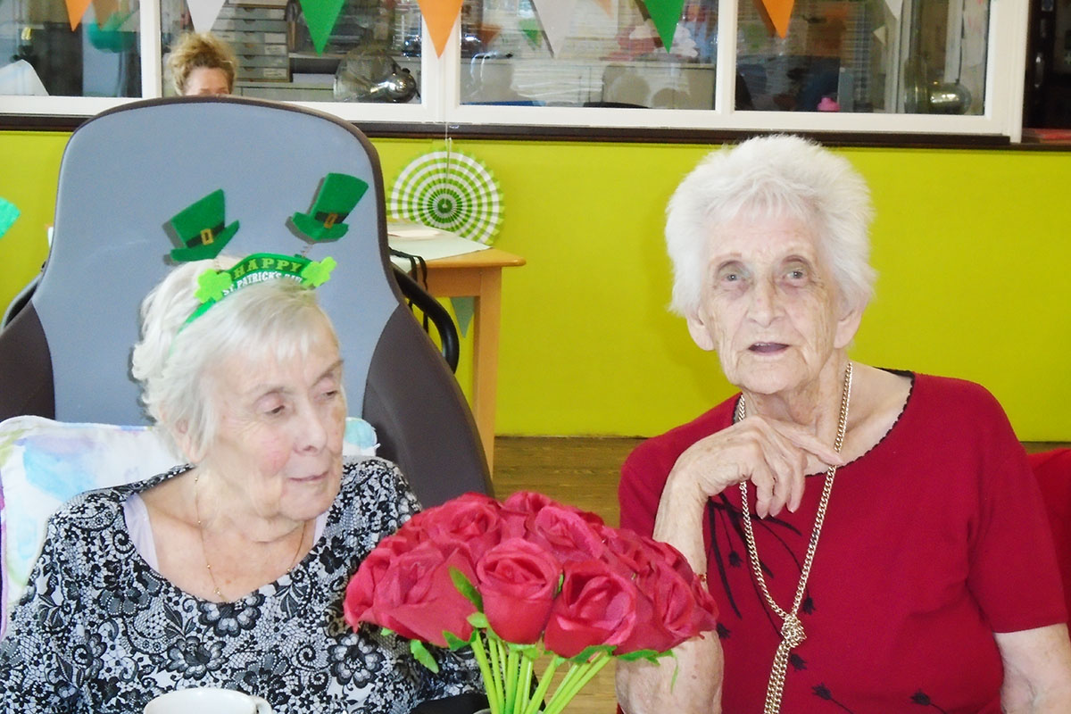 St Patricks Day at St Winifreds Care Home