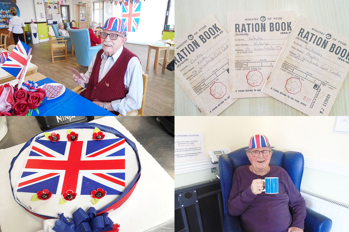 VE Day at St Winifreds Residential Care Home