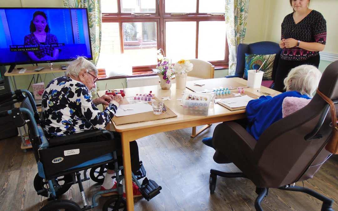 Crafts and smiles at St Winifreds Residential Care Home