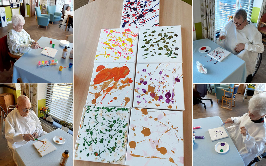 Gingerbread and painting at St Winifreds Care Home