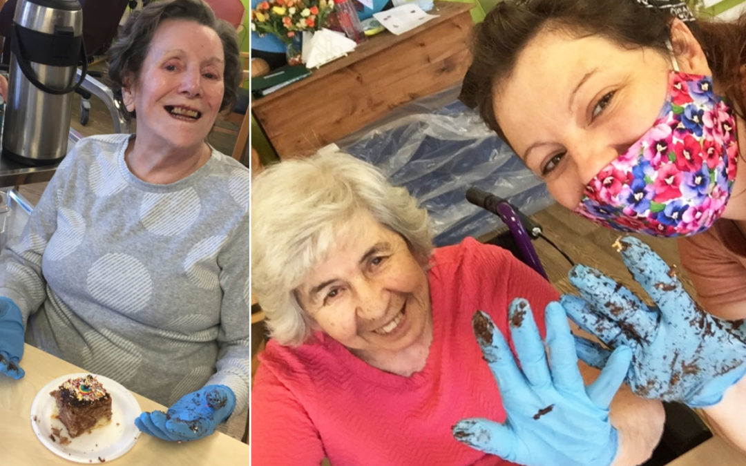 Cake decorating fun at St Winifreds Residential Care Home