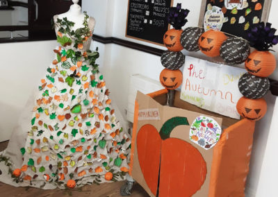Halloween display at St Winifreds Care Home