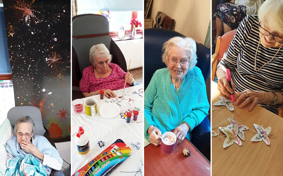 Firework fun and creative crafts at St Winifreds Care Home