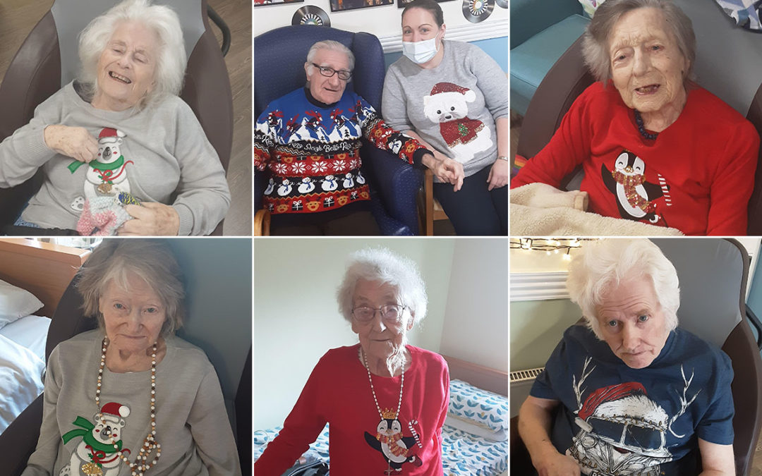 Christmas jumper delights at St Winifreds Care Home