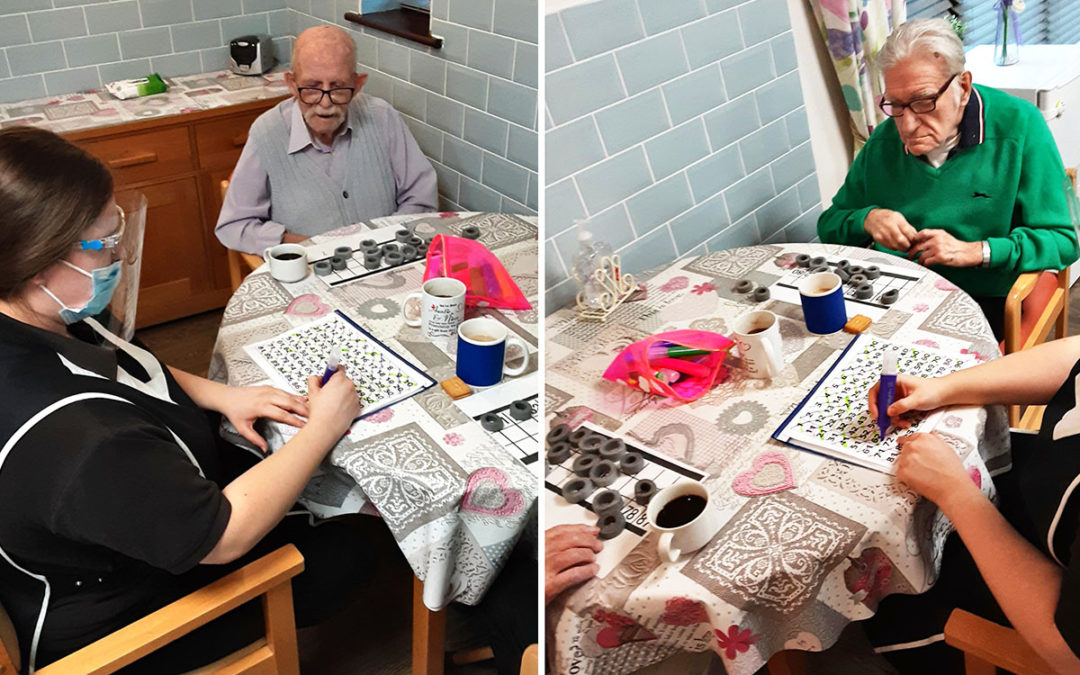 St Winifreds Residential Care Home residents enjoy Bingo and prizes