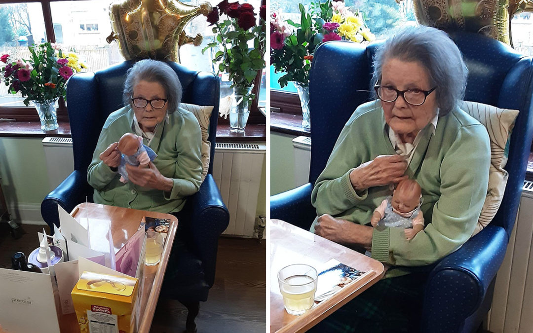 Birthday wishes for Joan at St Winifreds Care Home