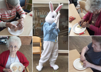 Easter Bunny visiting St Winifreds Care Home