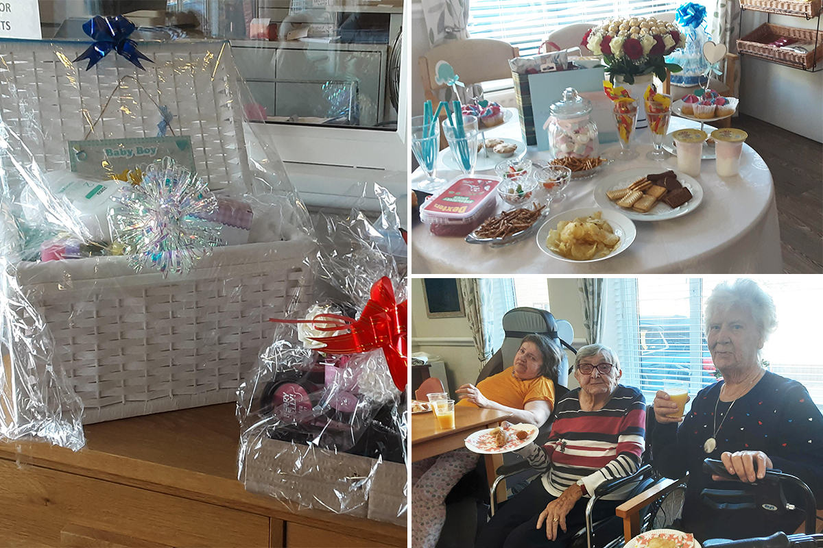 St Winifreds Care Home party for a team member going on maternity leave