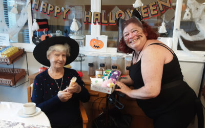 Trick or treat Halloween fun at St Winifeds Care Home