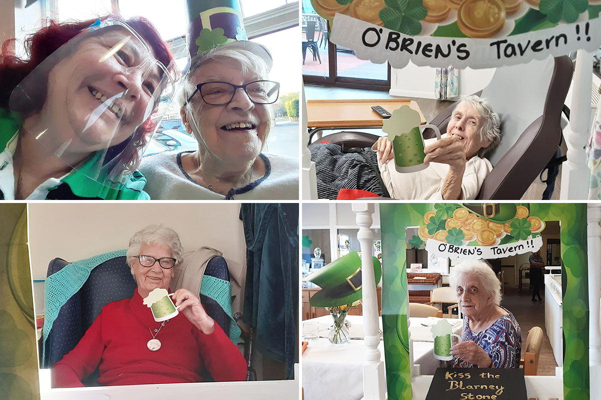 St Winifreds Care Home residents celebrate Ireland culture