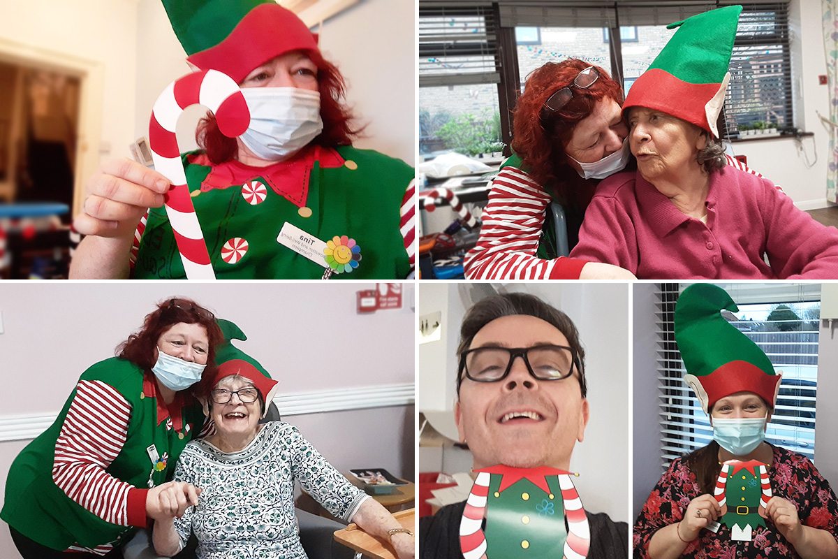 Elf Day celebrations at St Winifreds Care Home
