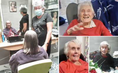 Hairdressing with Carol at St Winifreds Care Home