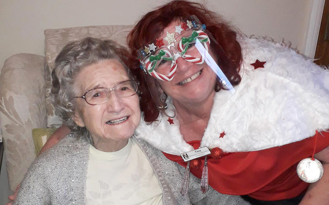 Christmas Day fun and games at St Winifreds Care Home