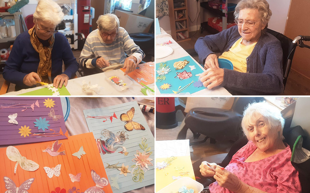 Chinese New Year crafts at St Winifreds Care Home