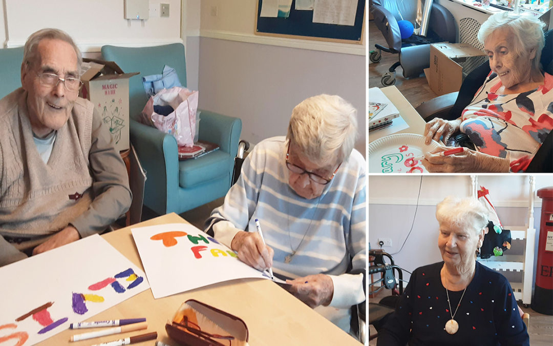 1950s crafts at St Winifreds Care Home
