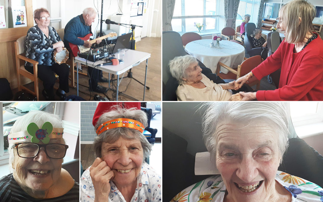 John and Ellie bring music and dancing to St Winifreds Care Home