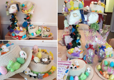Easter bonnets at St Winifreds Care Home