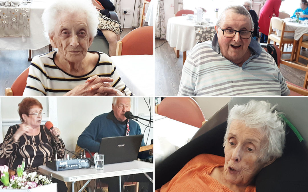 St Winifreds Care Home residents enjoy musical afternoon