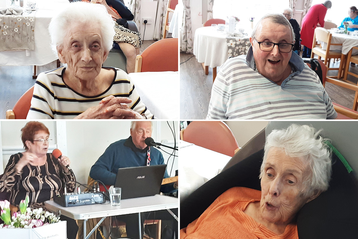 St Winifreds Care Home residents enjoy musical afternoon