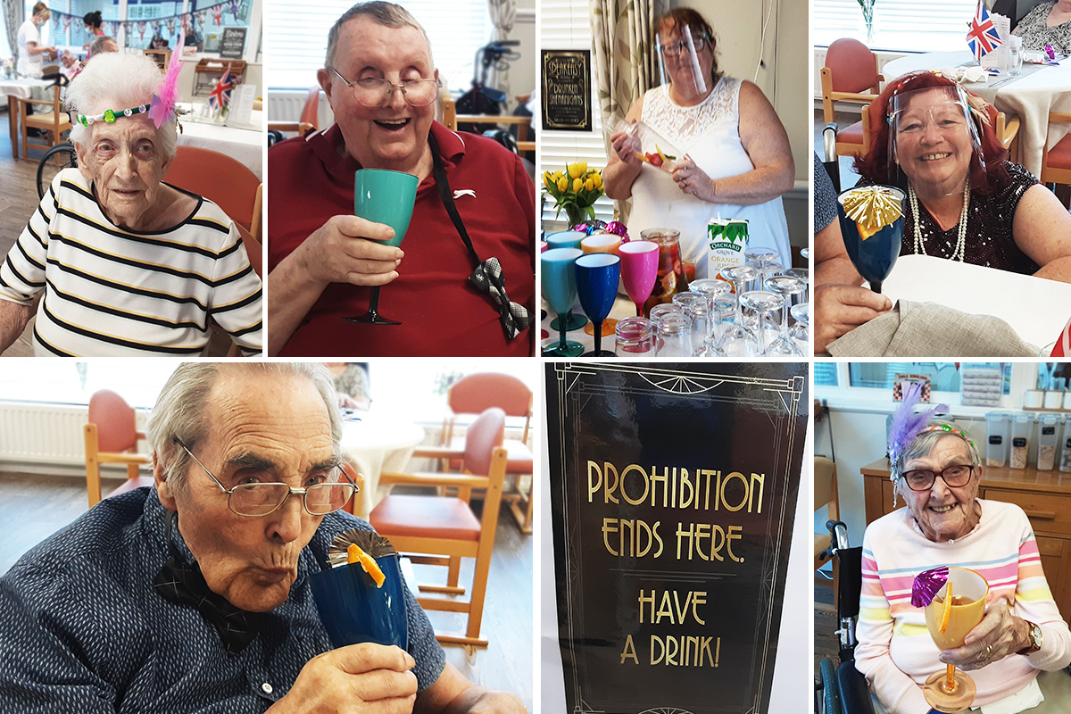 St Winifreds Care Home residents celebrate World Cocktail Day