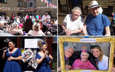 Celebrations for the Jubilee at St Winifreds Care Home