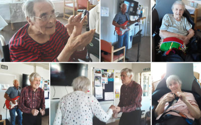 A boogie with Barry at St Winifreds Care Home
