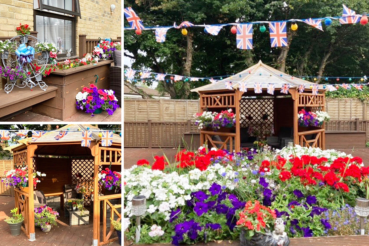 St Winifreds Care Home wins second place in Nellsar Right Royal Jubilee Garden Competition
