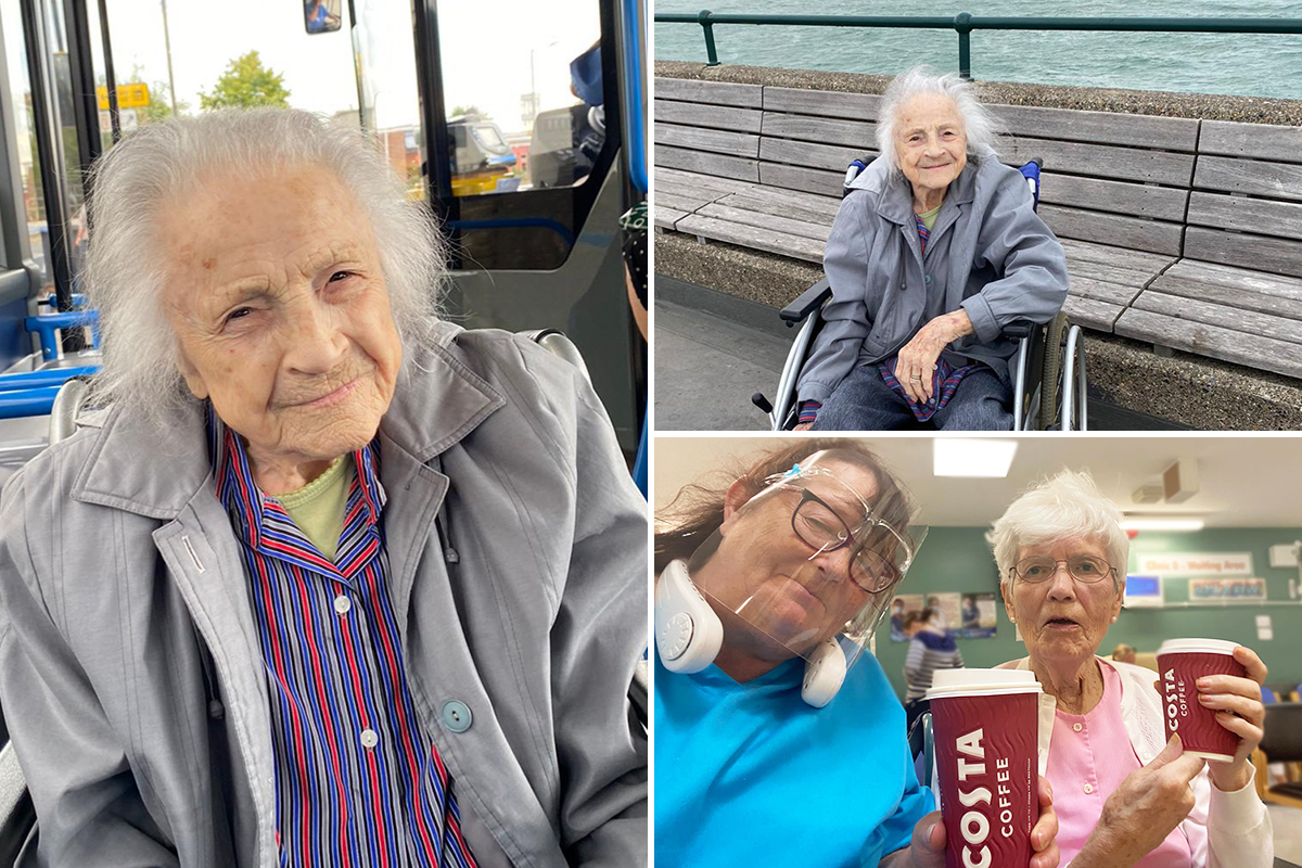 St Winifreds Care Home residents enjoy trips out