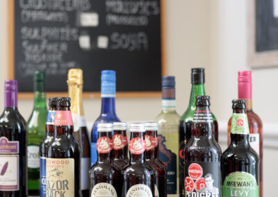 Residents can enjoy a tipple with their meal