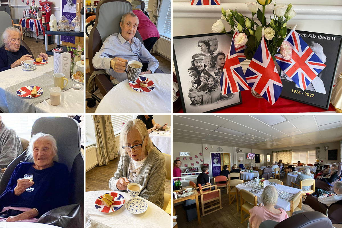 Remembering the Queen at St Winifreds Care Home