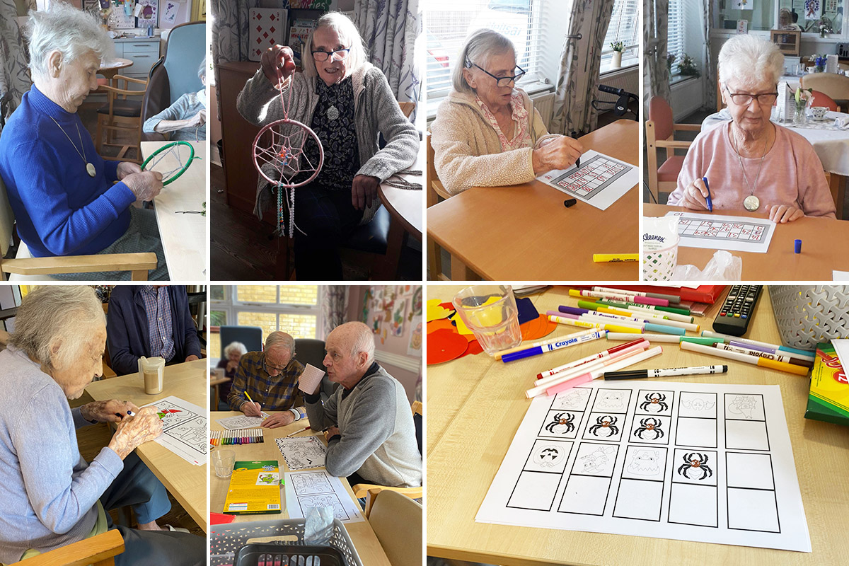 Crafts fun and bingo at St Winifreds Care Home