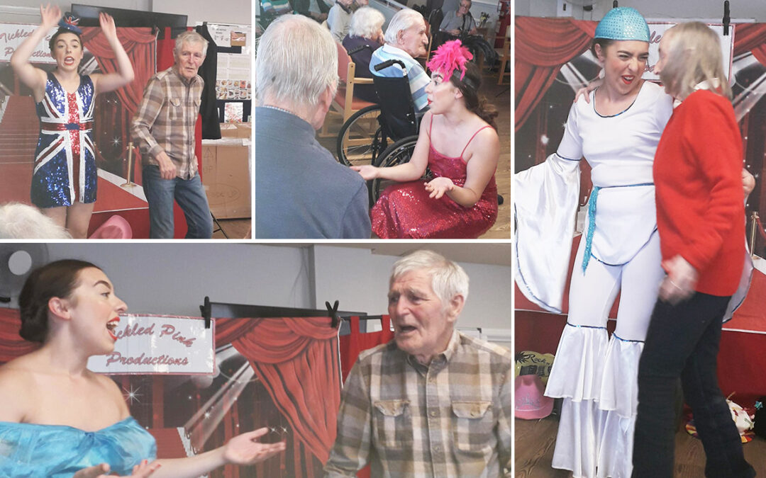St Winifreds Care Home residents enjoy Tickled Pink pantomime