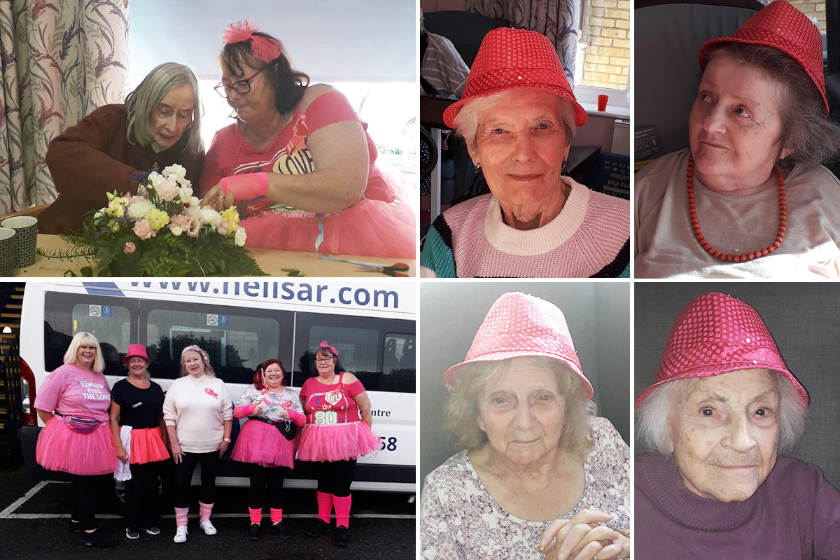 Wear It Pink for Breast Cancer Awareness at St Winifreds Care Home