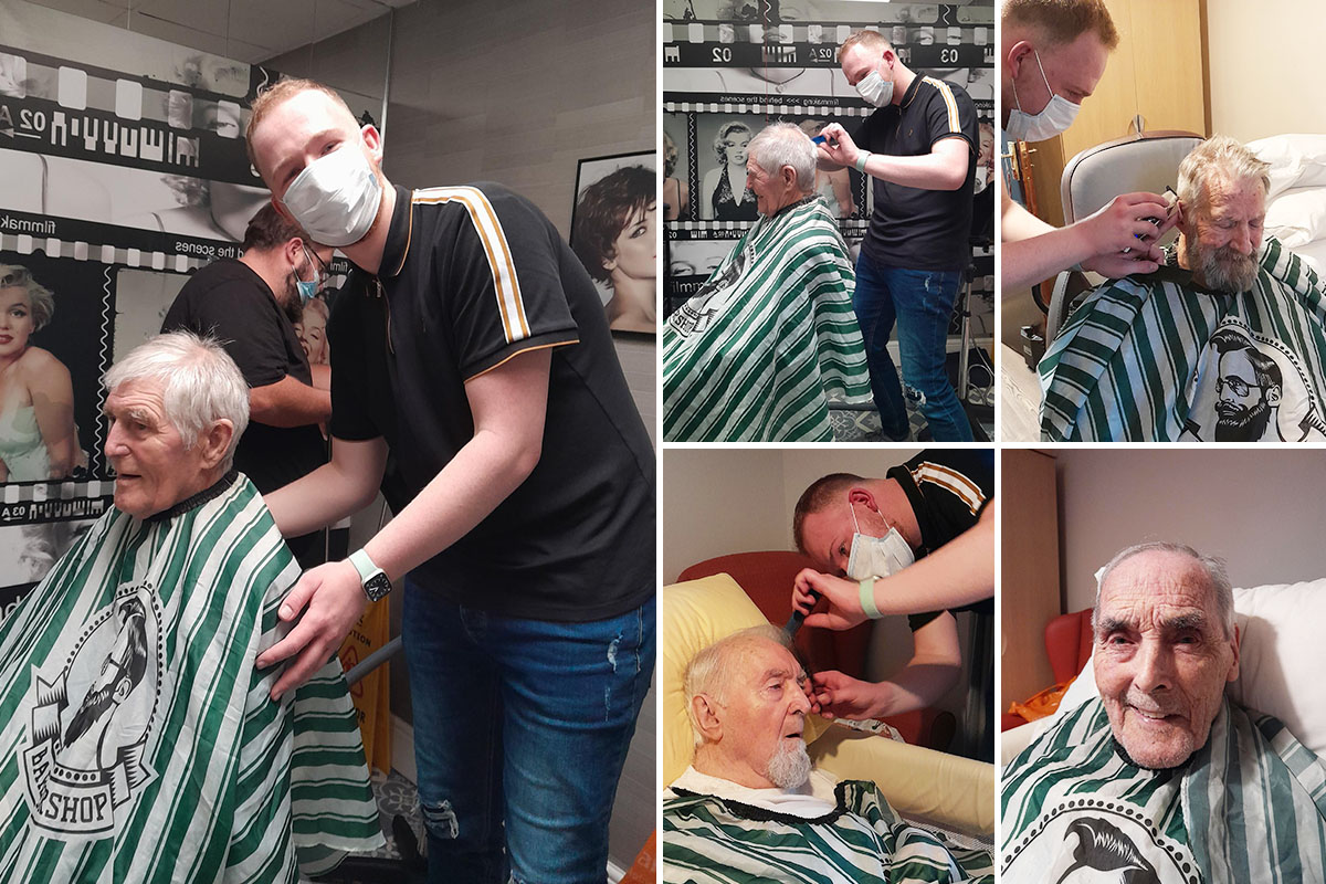Barber Rhys at St Winifreds Care Home
