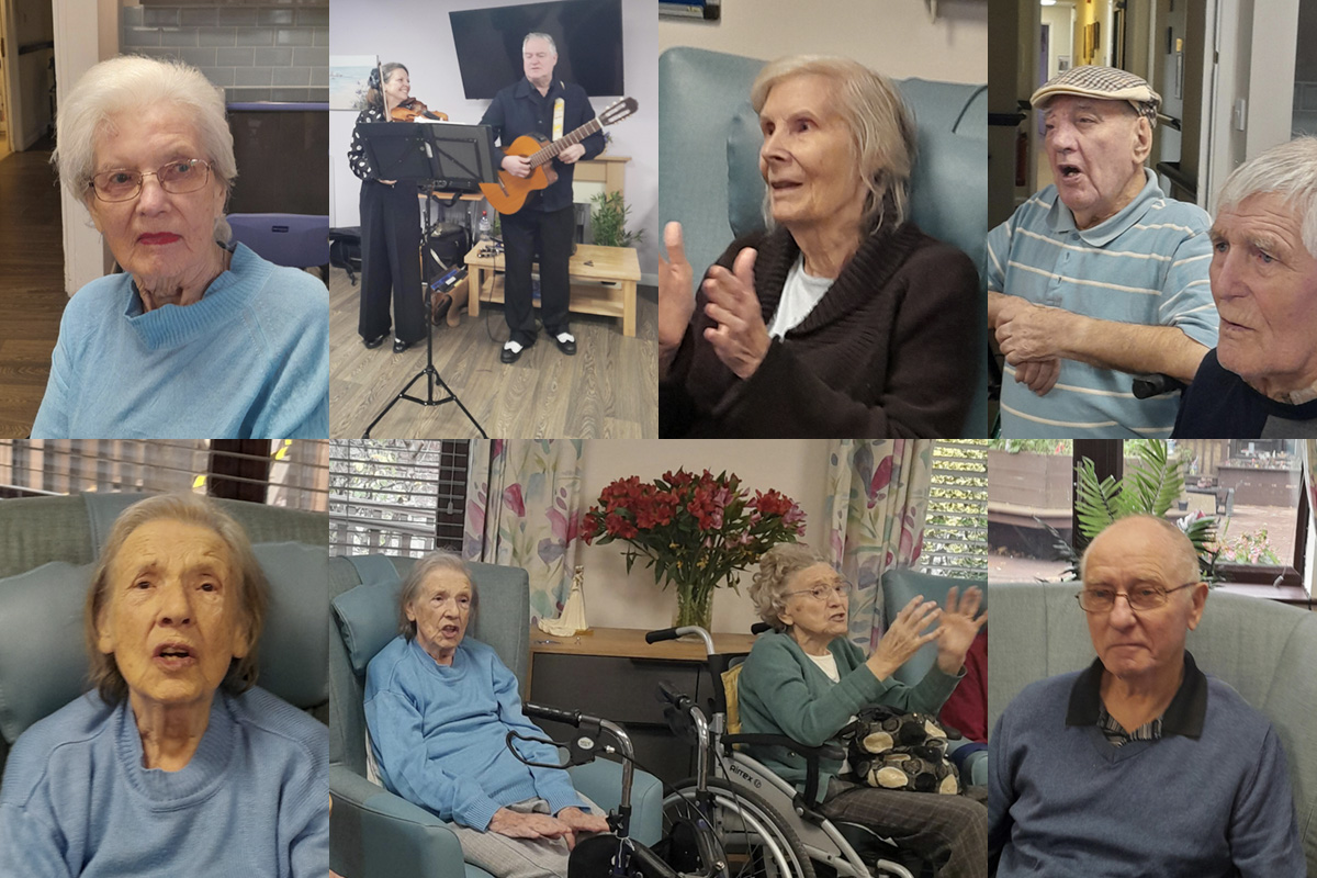 Music and movement at St Winifreds Care Home
