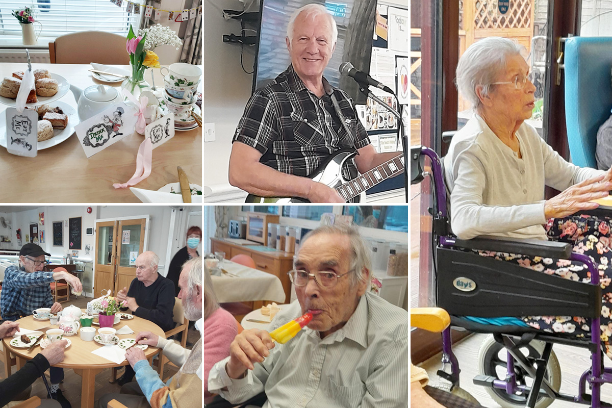 Nutrition and Hydration Week and music at St Winifreds Care Home