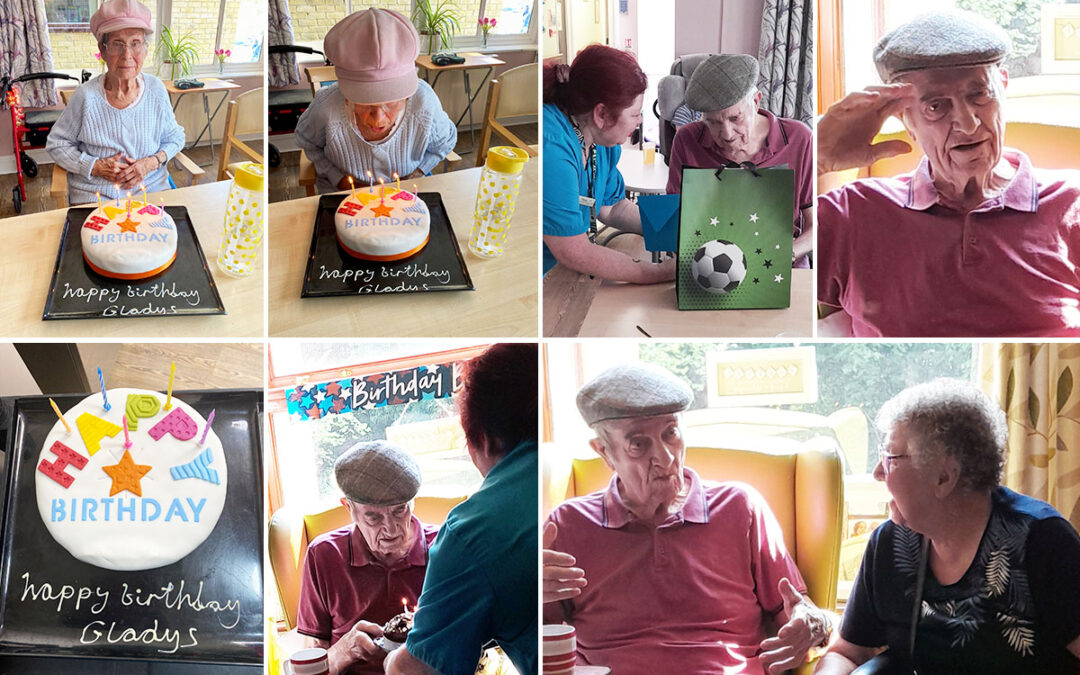Twice the birthday fun at St Winifreds Care Home