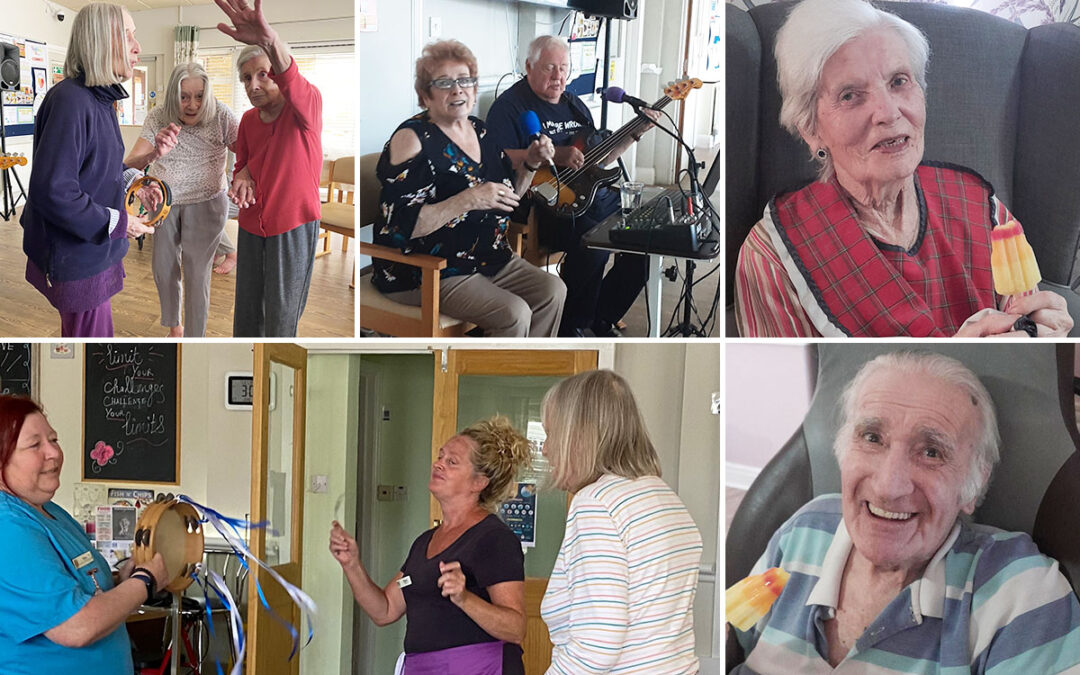Music with John and Ellie at St Winifreds Care Home