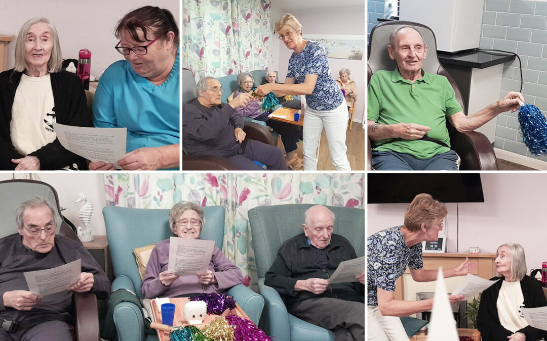 St Winifreds Care Home residents enjoy Music for Health session