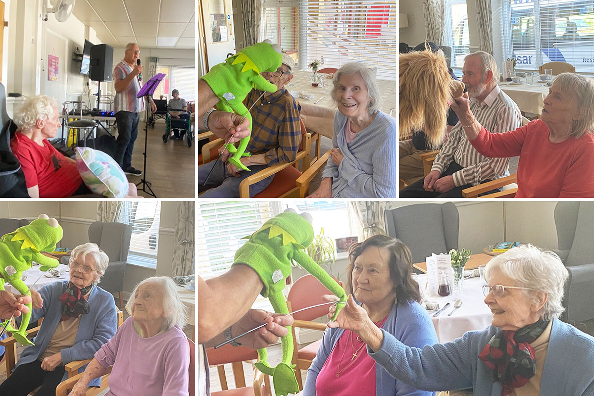 Entertainment from Geoff at St Winifreds Care Home