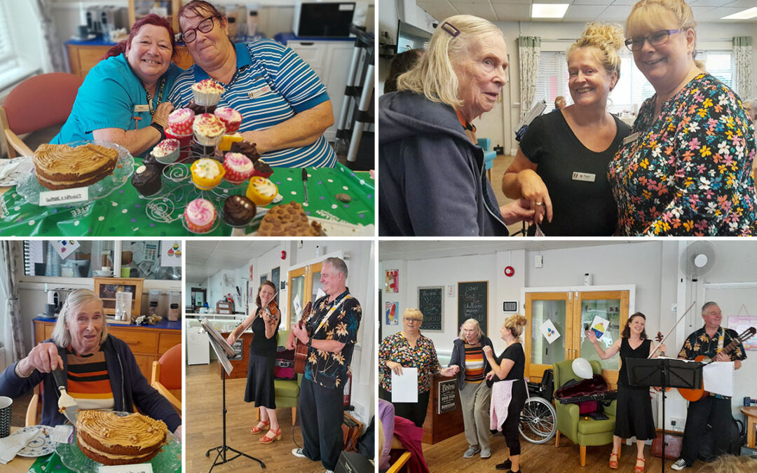 Musical Macmillan Coffee Morning at St Winifreds Care Home