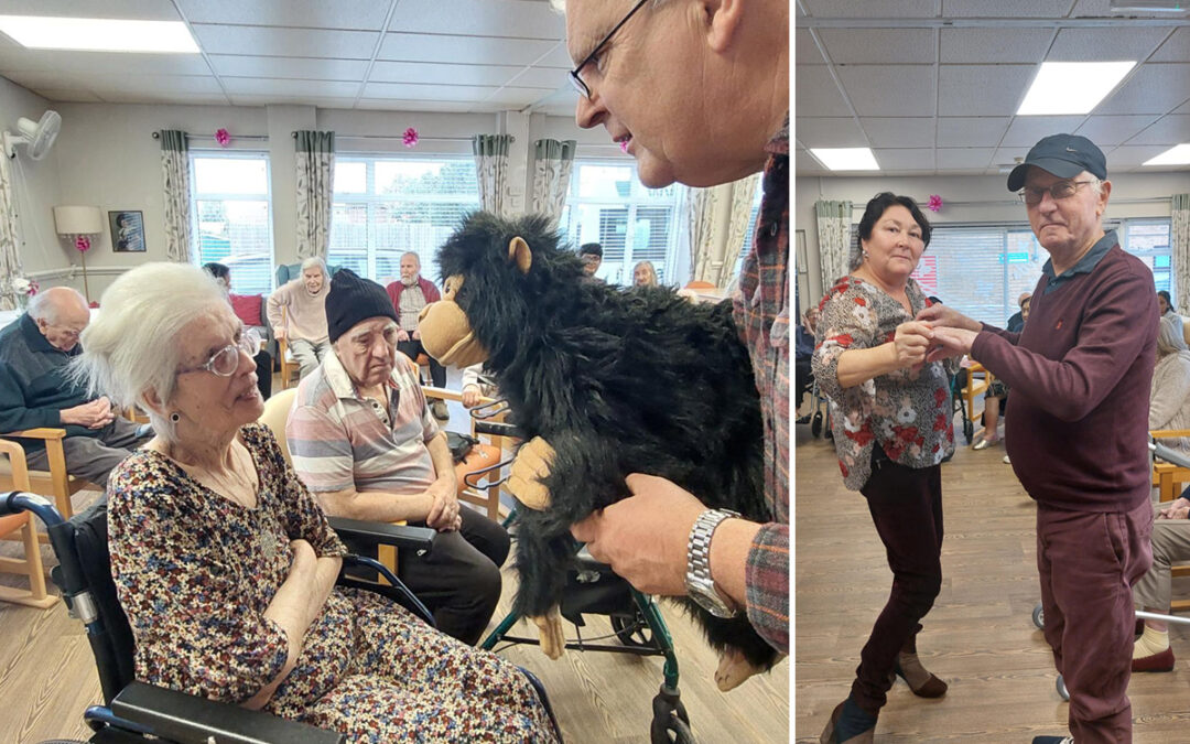 Entertainment with Geoff at St Winifreds Care Home
