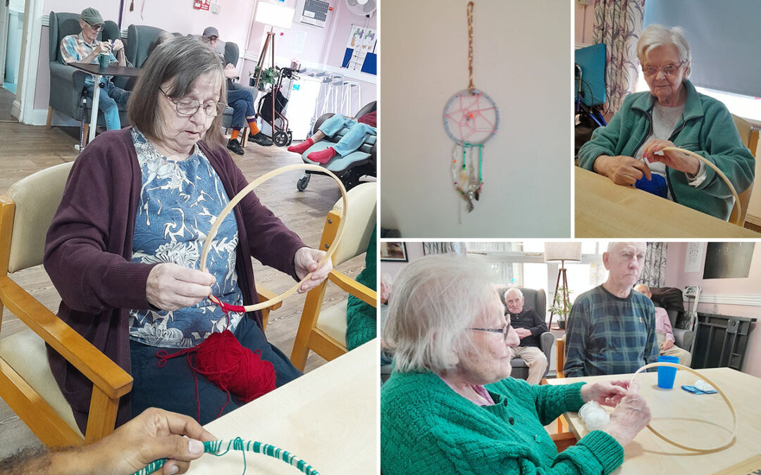 Creative crafts and poppy displays at St Winifreds Care Home