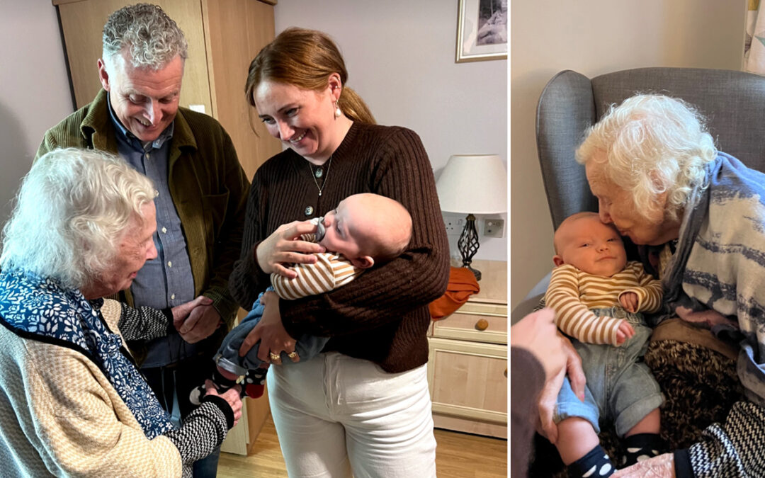 Four family generations at St Winifreds Care Home
