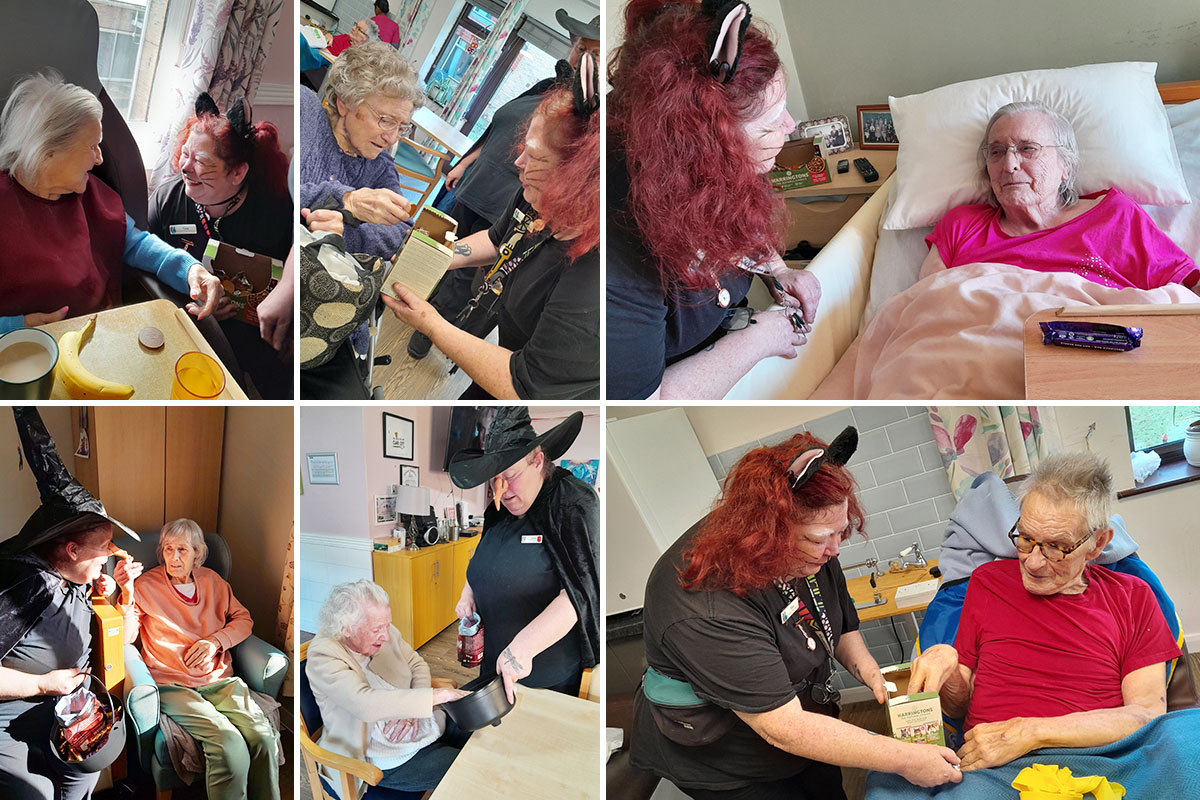Halloween treats at St Winifreds Care Home