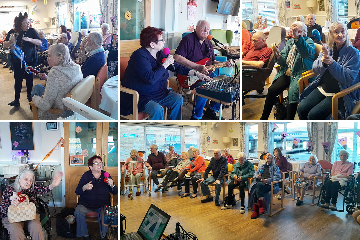 John and Ellie's music at St Winifreds Care Home
